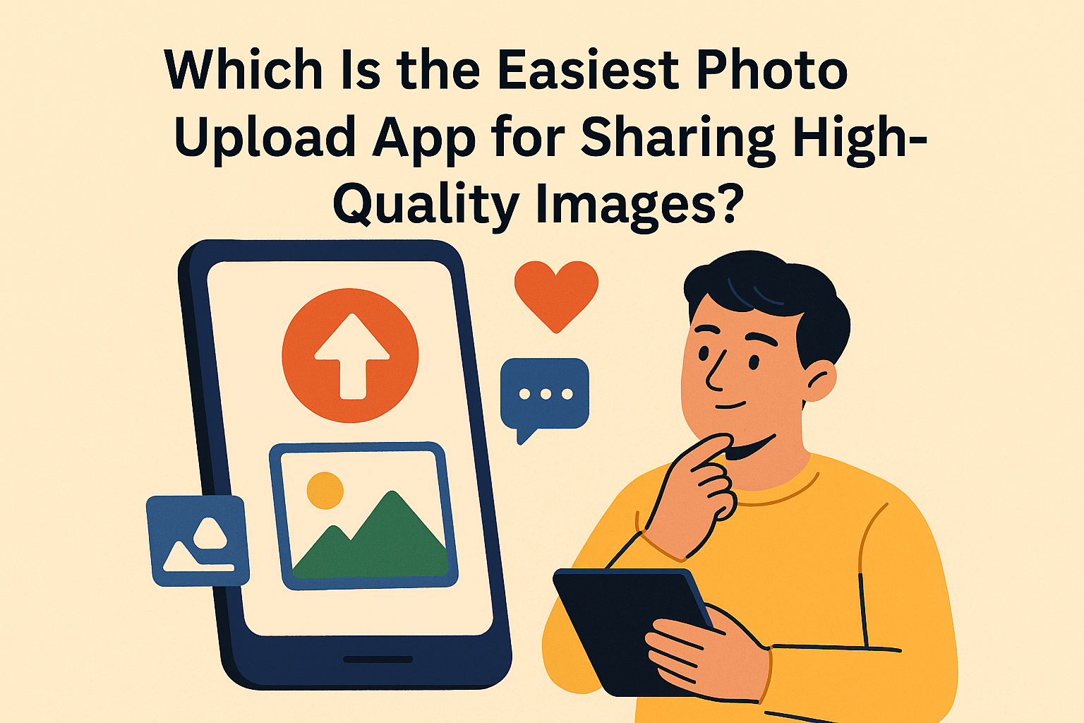 Which Is the Easiest Photo Upload App for Sharing High-Quality Images?