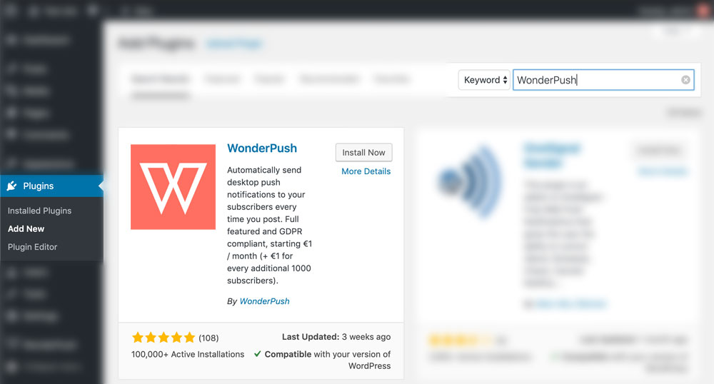 WonderPush – Web Push Notifications – WooCommerce Abandoned Cart – GDPR
