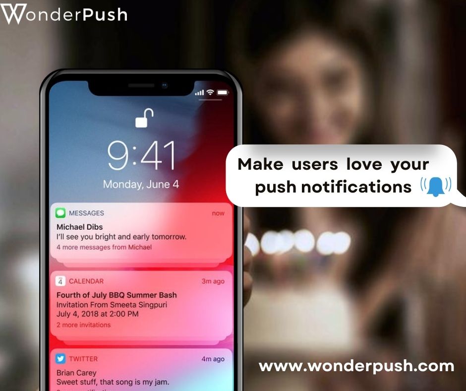 Make users Love your push notifications | wonderpush
