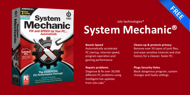 System Mechanic Customer Service Number (Toll Free)
