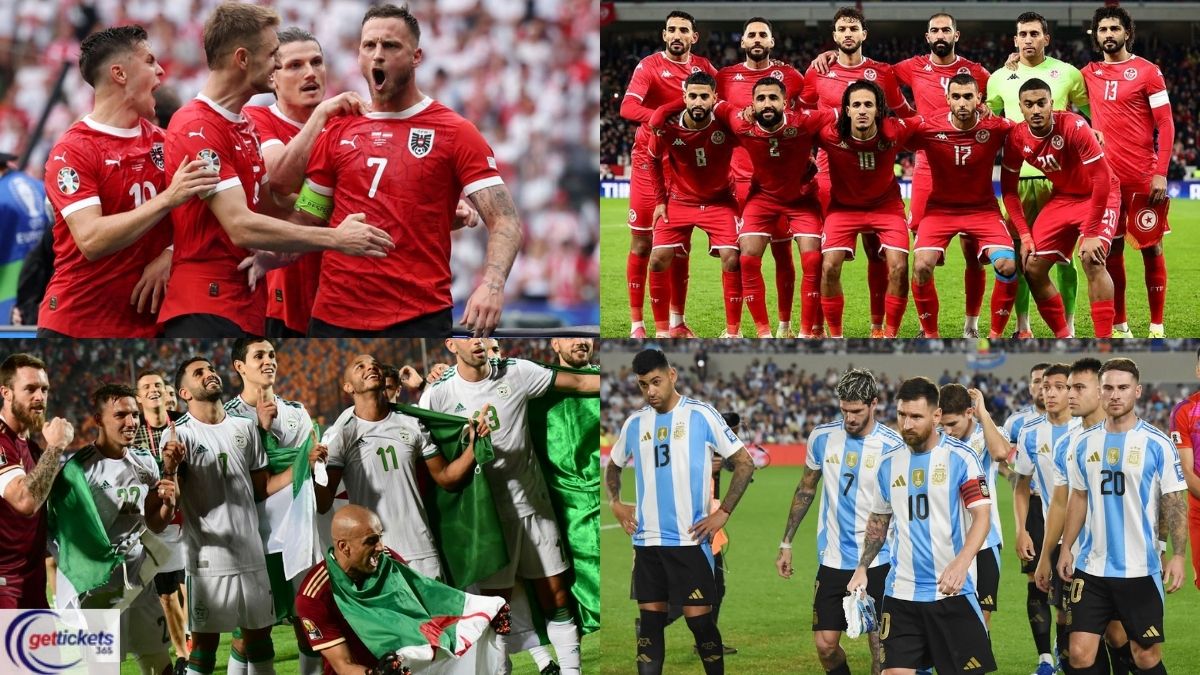 Jordan Vs Algeria: Group J Battle as Argentina Favored