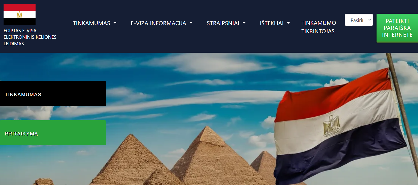 Kaip aplankyti Egiptą – Egipto eVisa, ETA ir turistinės vizos gavimas internetu