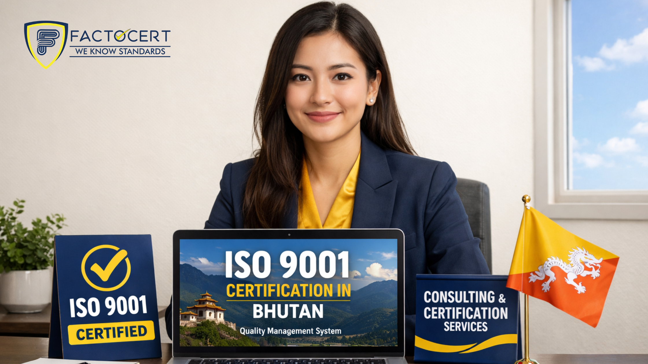 What are the steps for ISO 9001 Certification in Bhutan