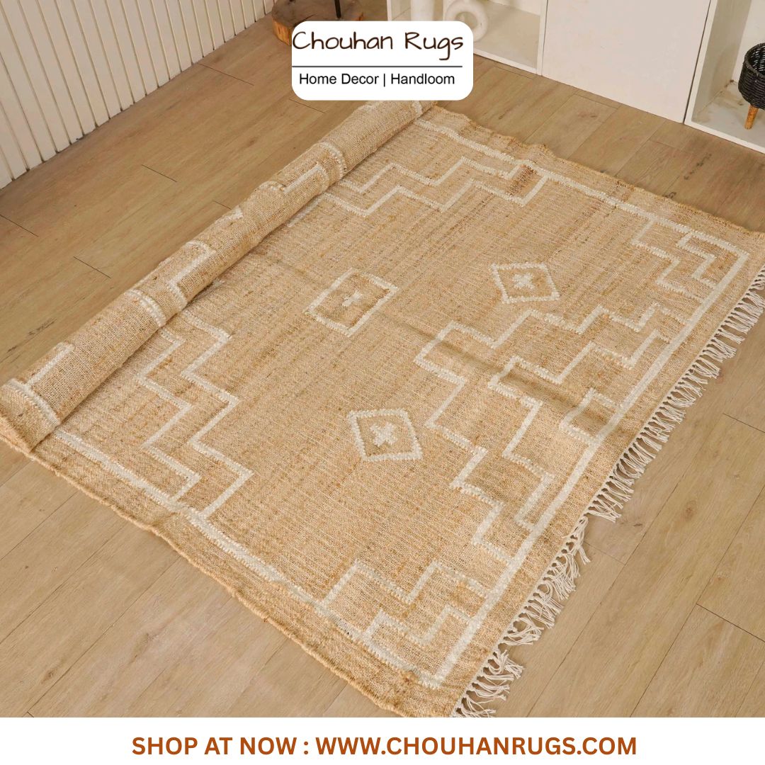 Moroccan Jute Rug in UK: Handmade Style for Homes