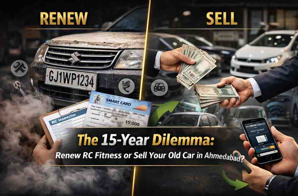 The 15-Year Dilemma: Renew RC Fitness or Sell Your Old Car in Ahmedabad?