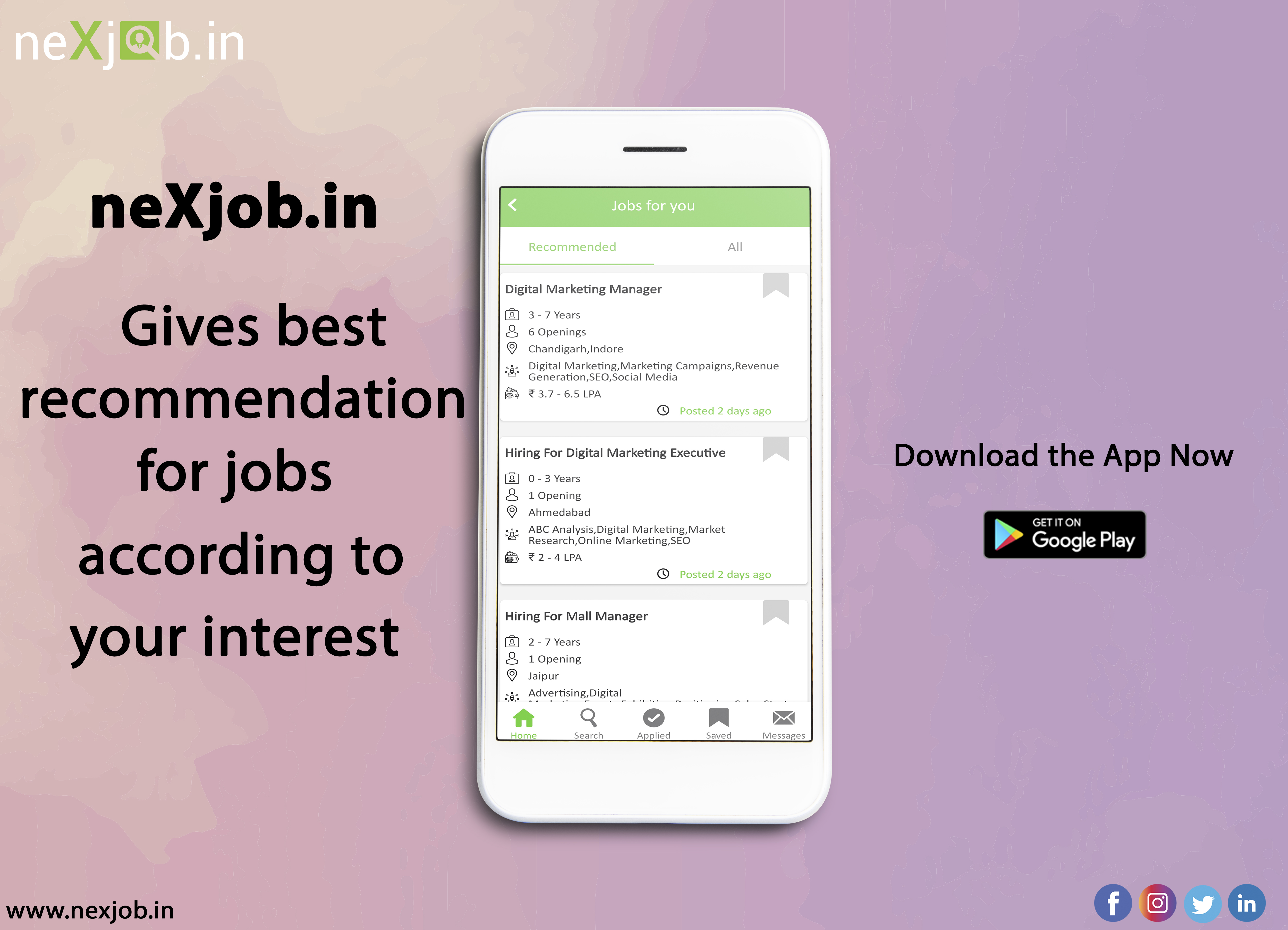 Maintenance Engineer Job Openings | E Job Recruitment – neXjob.in