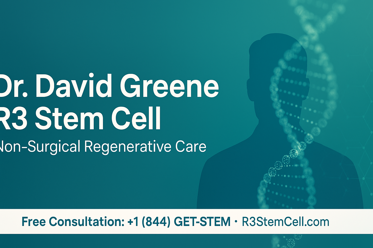 Dr. David Greene R3 Stem Cell: A Practical Roadmap to Non-Surgical Relief