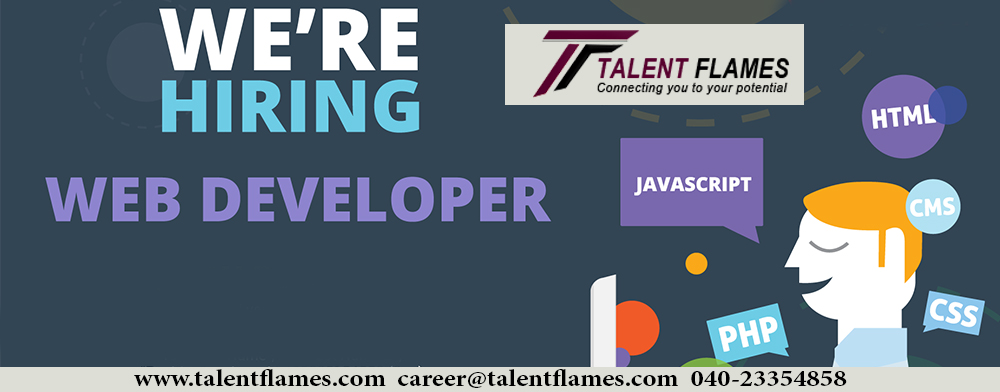 Hiring WEB Developer in Hyderabad