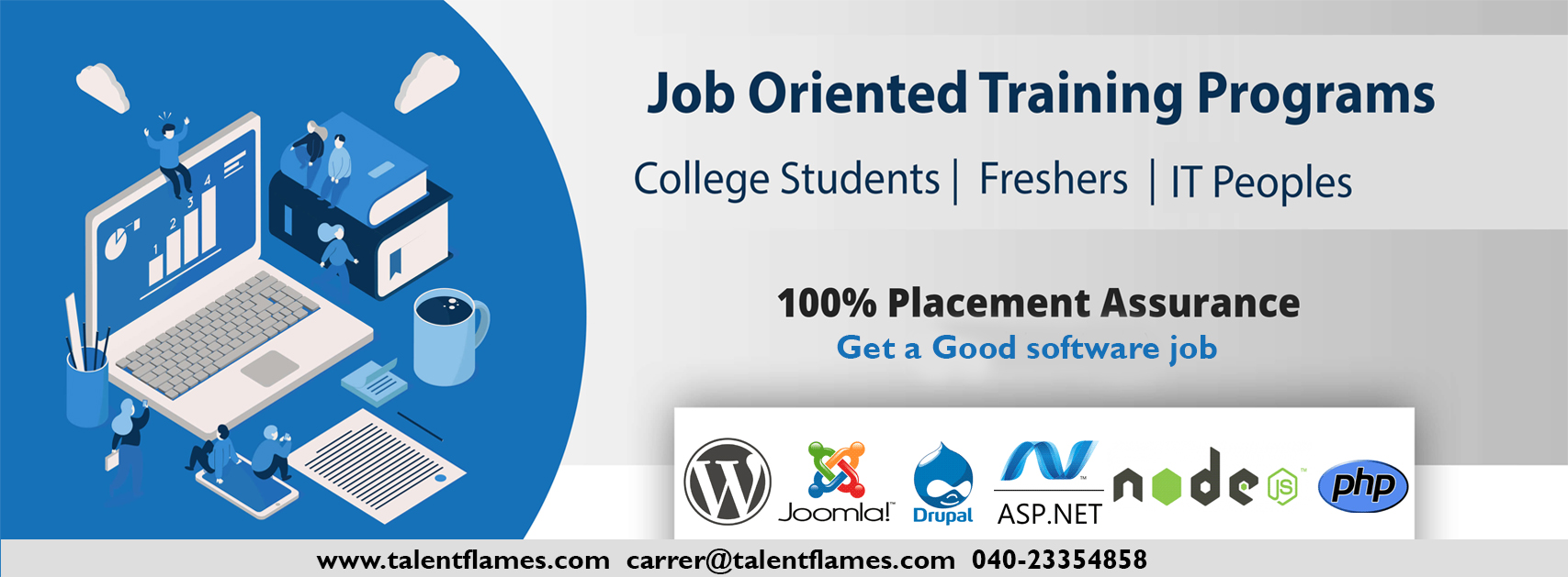 Pay After Placement Company in Hyderabad, India