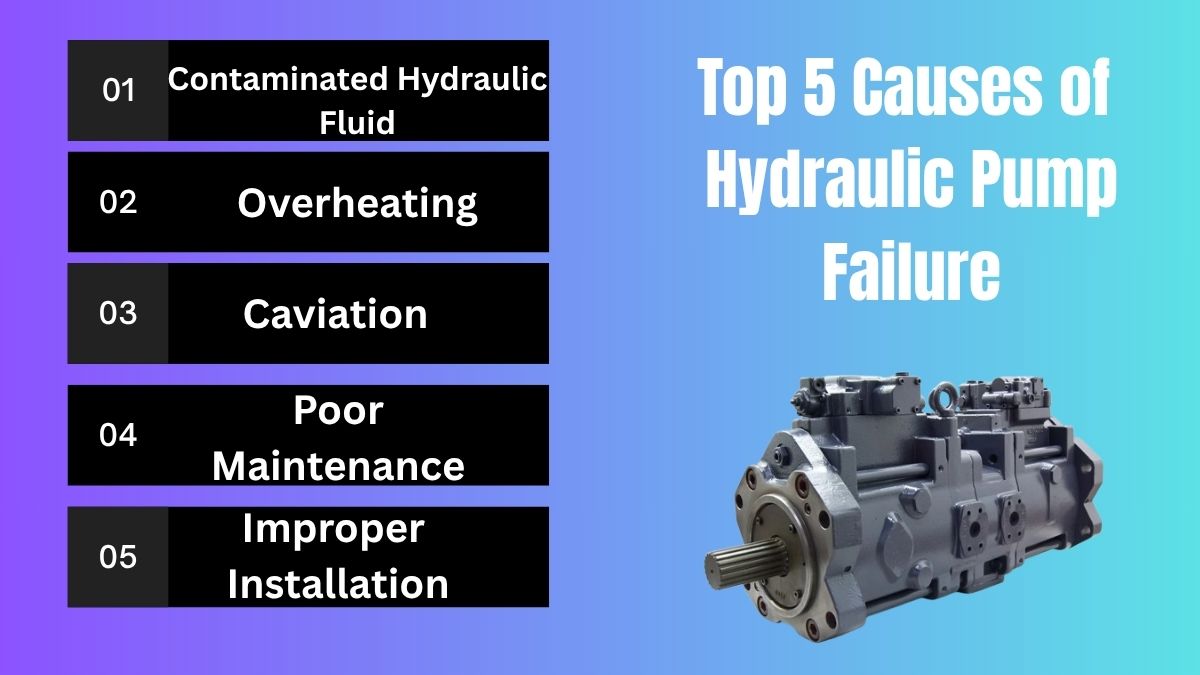 Top 5 Causes of Hydraulic Pump Failure
