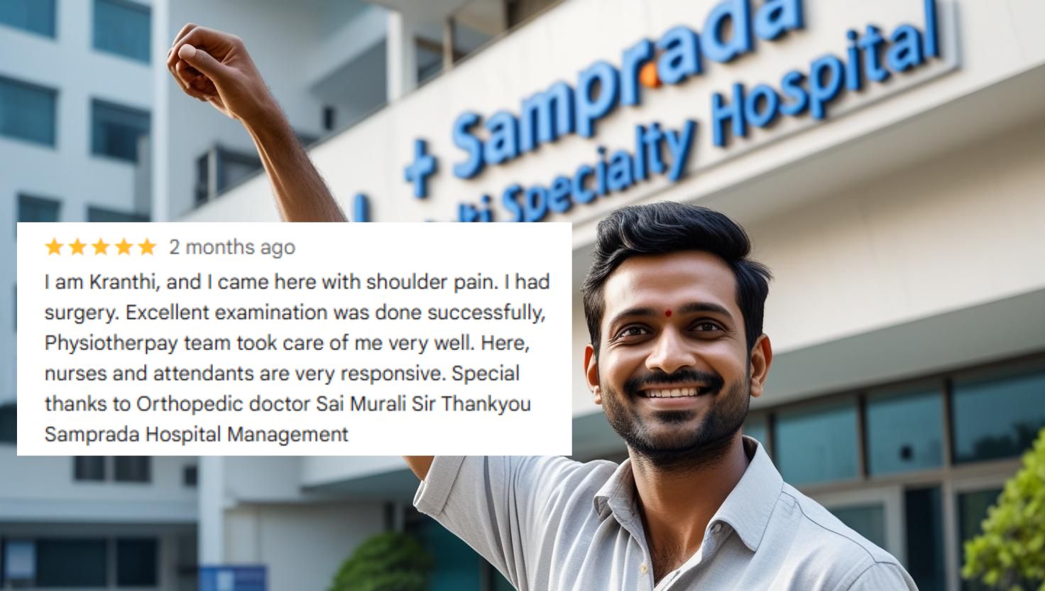 My Shoulder Surgery Success Story at Samprada Hospital, Hyderabad