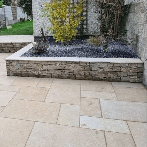 Limestone Paving Slabs UK for Modern Gardens