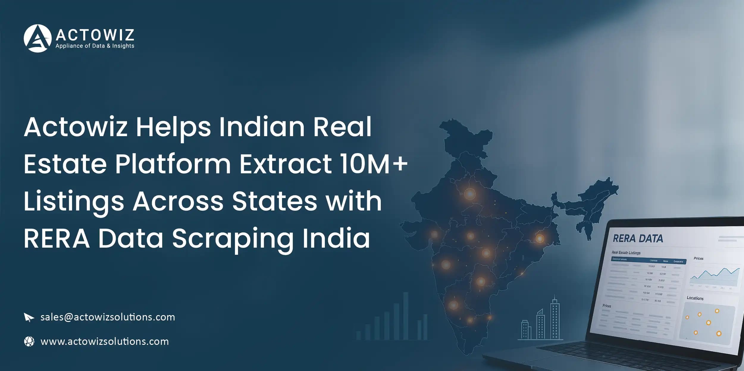 RERA Data Scraping India for 10M+ Real Estate Listings