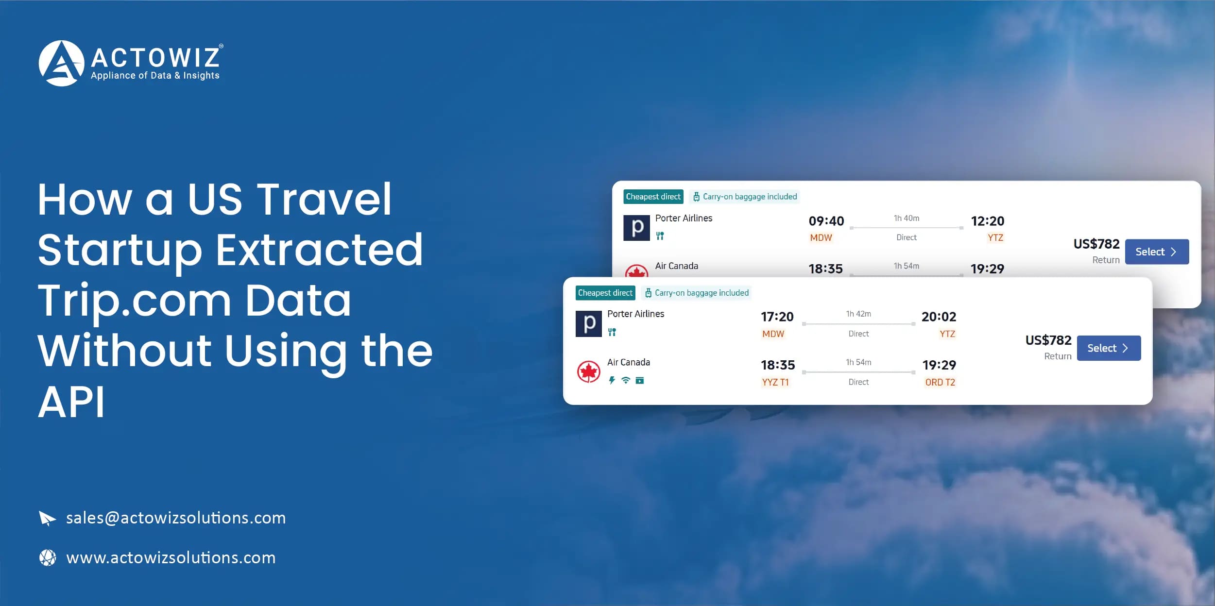 US Travel Startup Extracted Trip.com Data Without Using the API