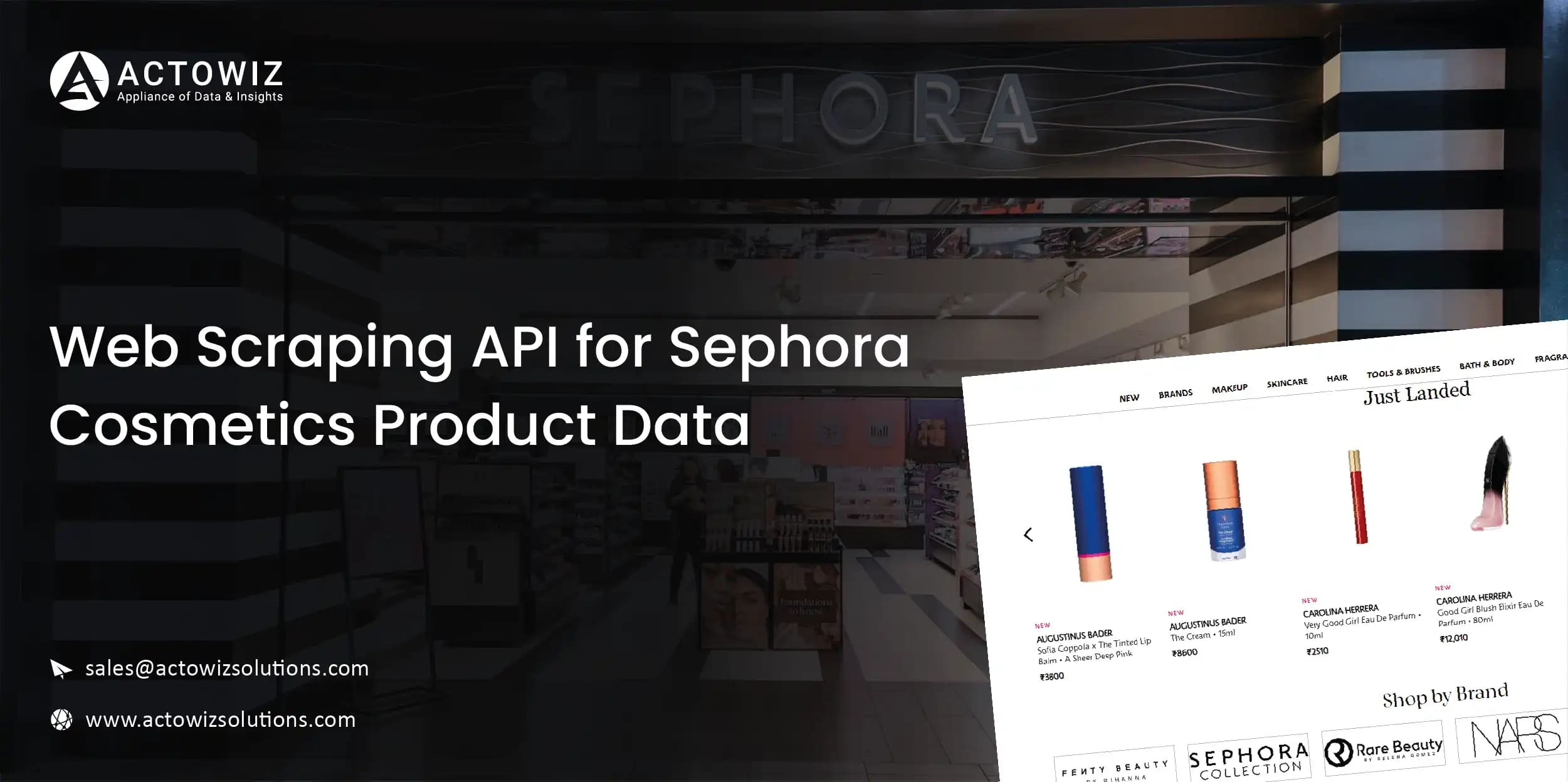 Web Scraping API for Sephora Cosmetics Product Data
