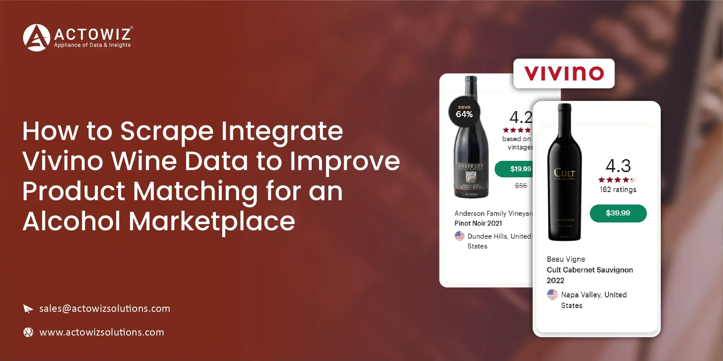 Scrape Integrate Vivino Wine Data for Alcohol Marketplace Growth