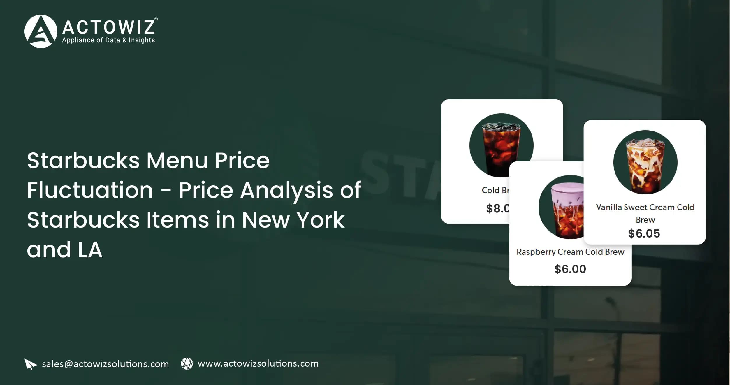 Starbucks Menu Price Fluctuation - Price Analysis