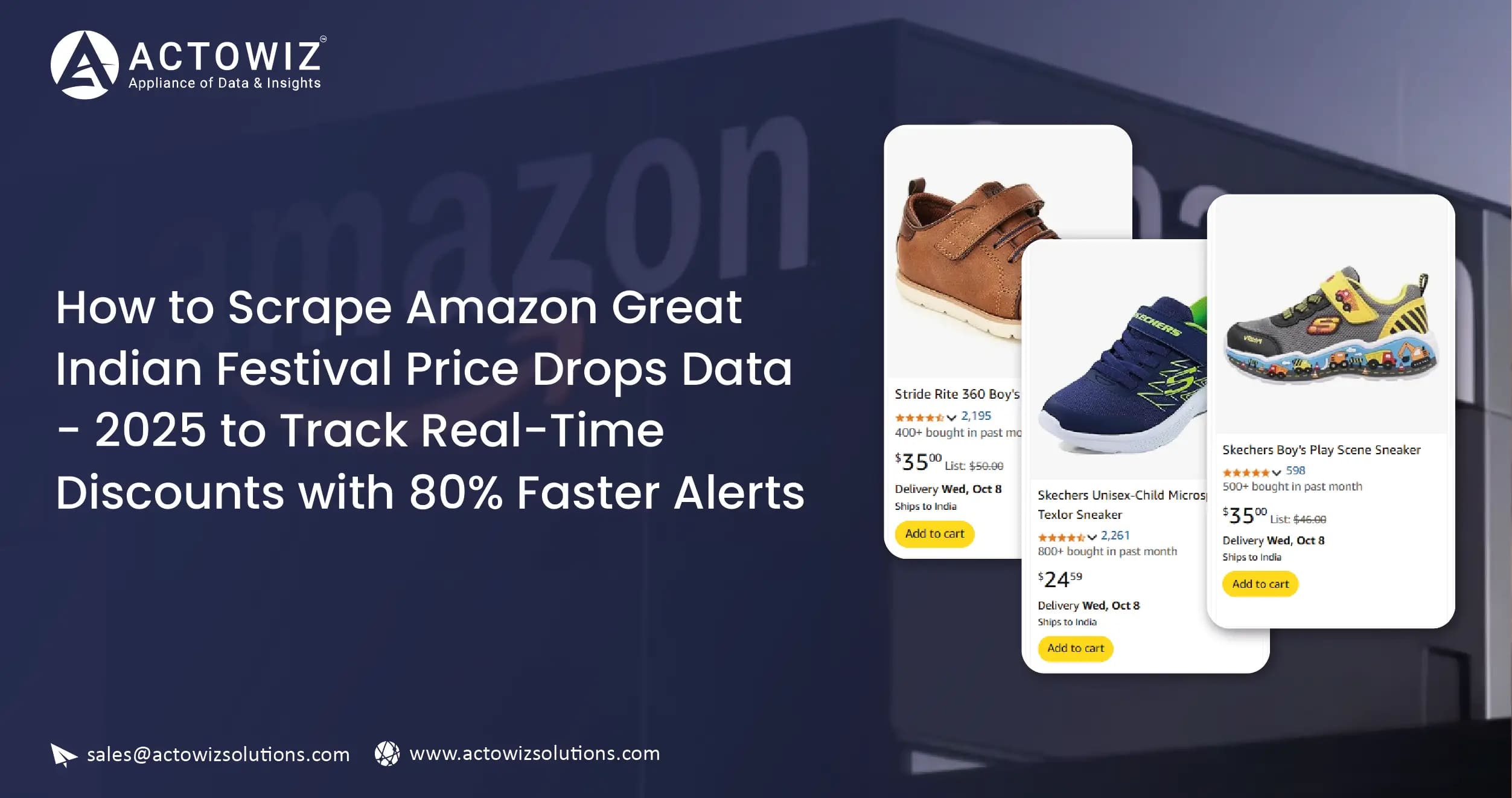 Scrape Amazon Great Indian Festival Price Drops Data – 2025