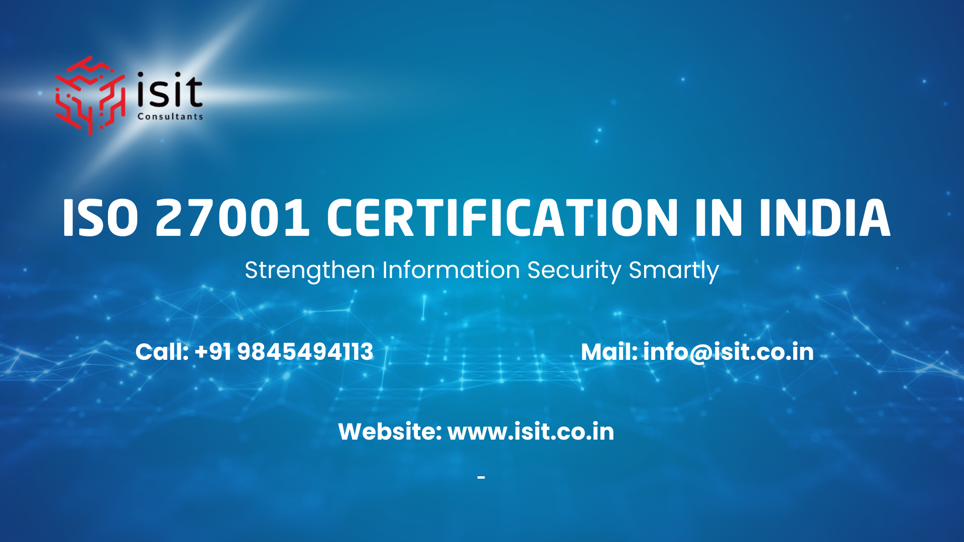 ISO 27001 Certification in India – Strengthen Information Security Smartly 