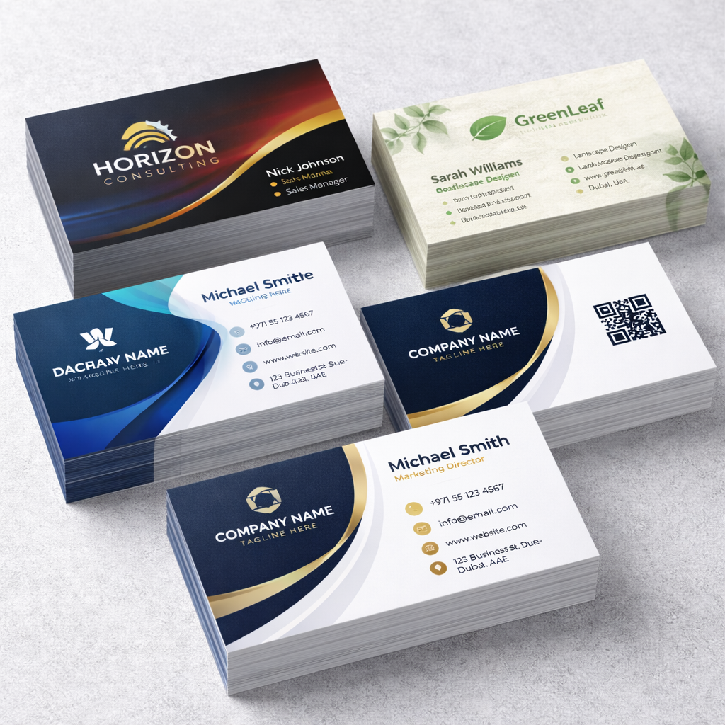 Printing Business Cards Dubai: Why Most Companies Are Using the Wrong Design!