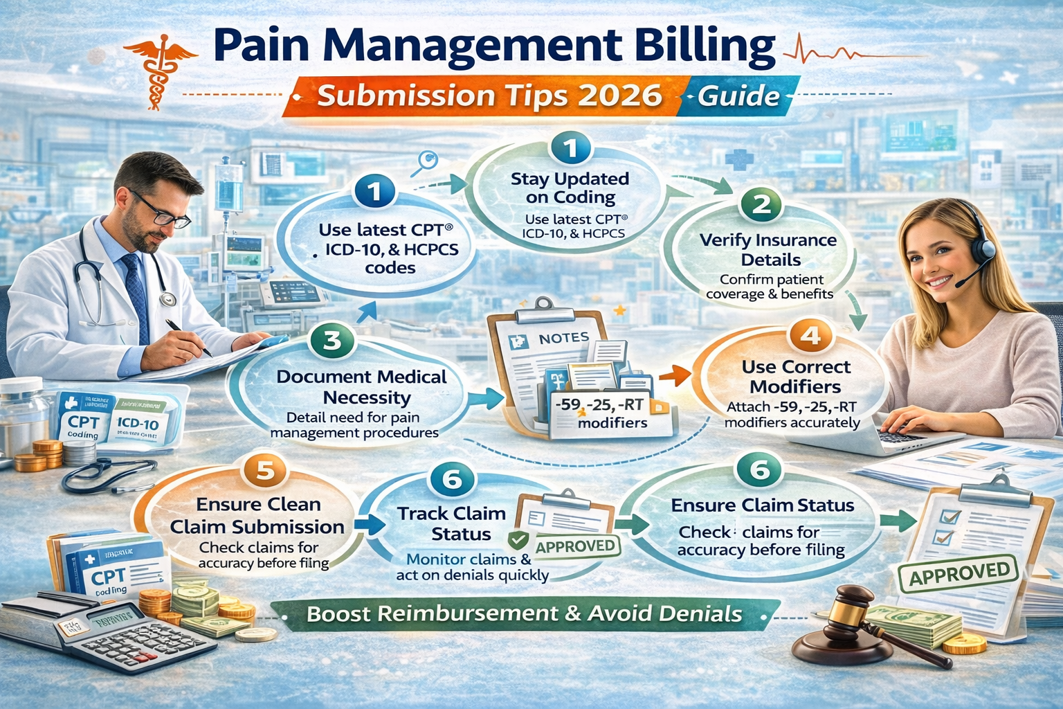 Pain Management Billing Submission Tips 2026