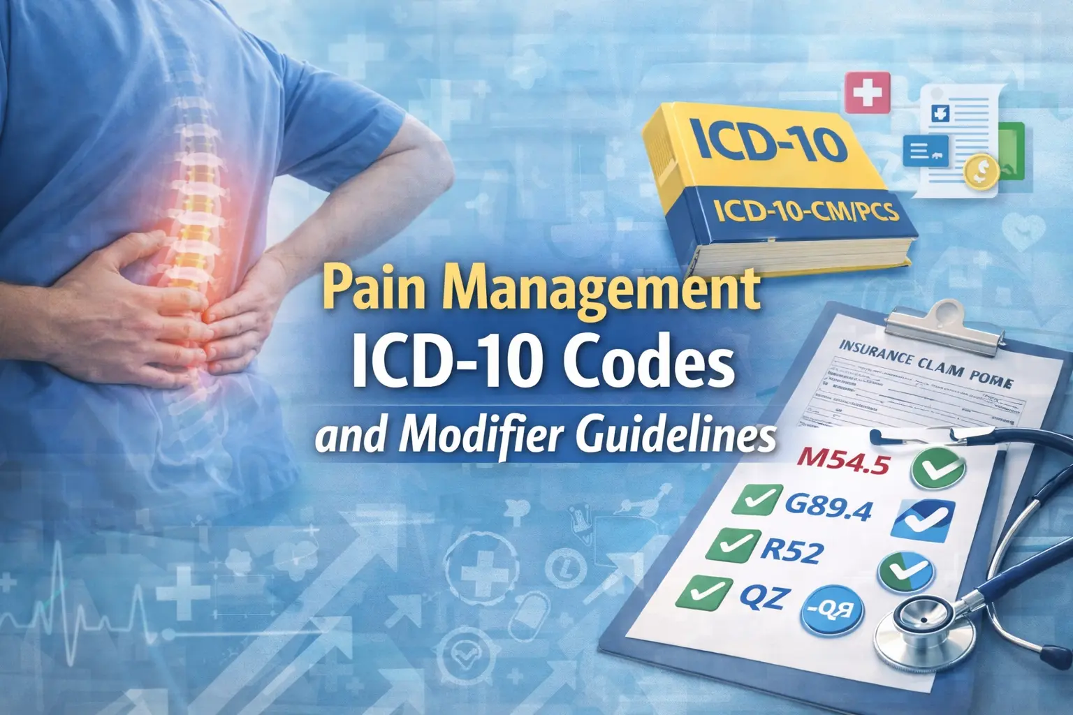 Pain Management ICD-10 Codes and Modifier Guidelines