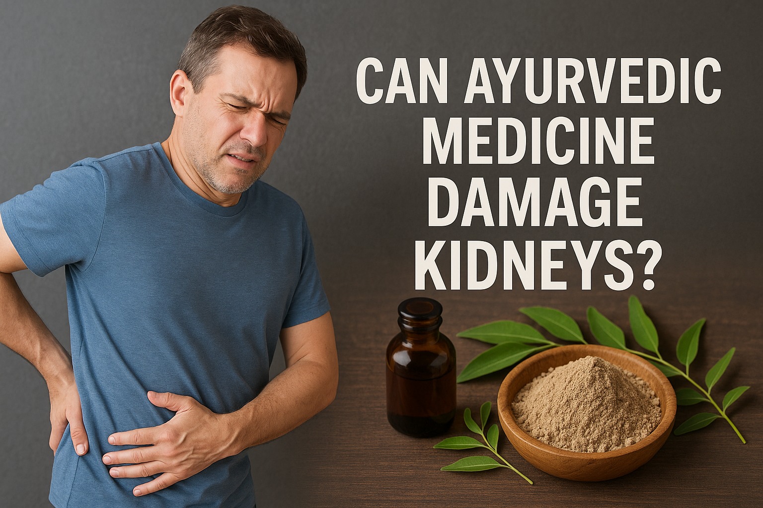 Can Ayurvedic Medicine Damage Kidney