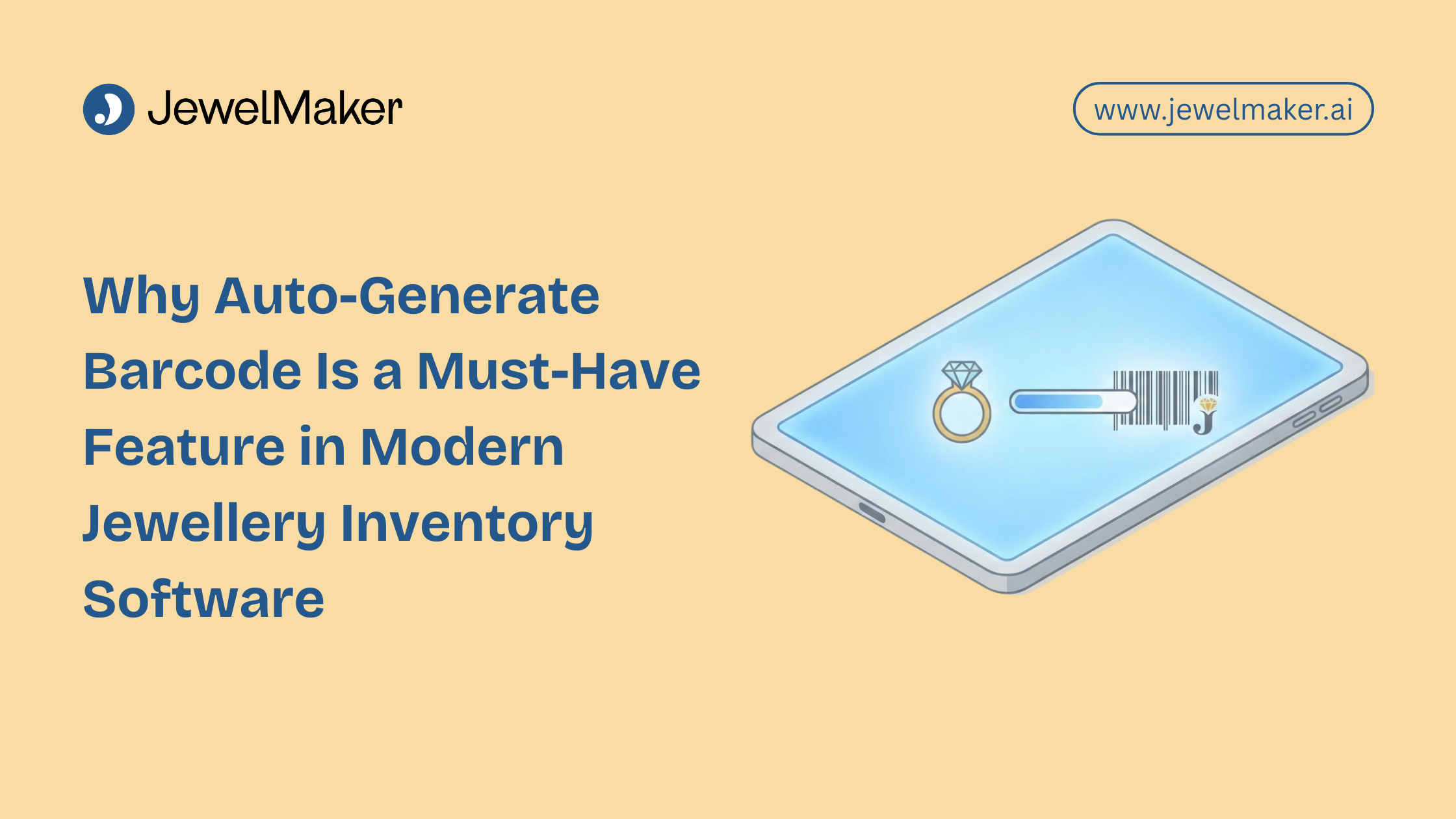 Why Auto-Generate Barcode Is a Must-Have Feature in Modern Jewellery Inventory Software 