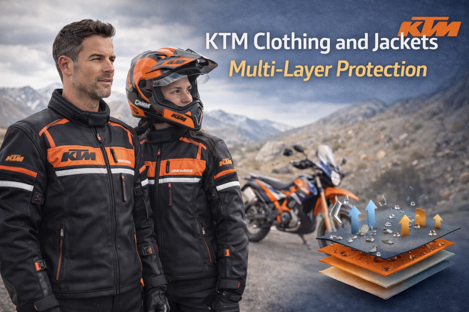 KTM Clothing and Jackets Multi-Layer Protection