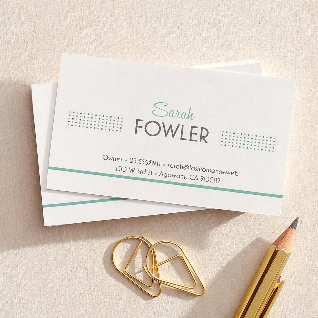 Professional Business Cards in Dubai: Simple Designs That Create Powerful Impressions