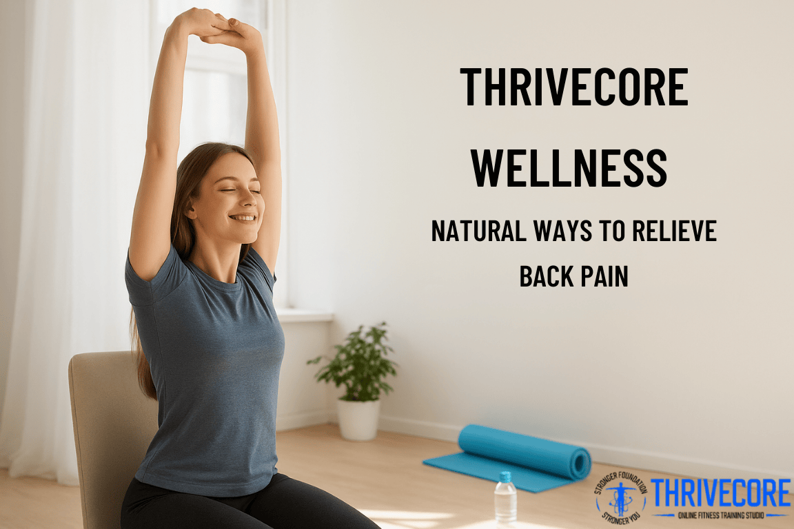 Thrivecore Wellness: Natural Ways to Relieve Back Pain