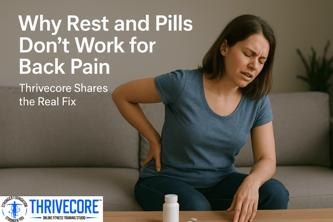 Why Rest and Pills Don’t Work for Back Pain—Thrivecore Shares the Real Fix