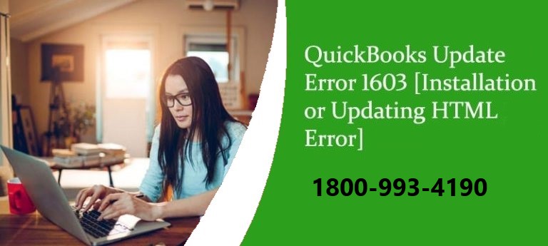 Fix QuickBooks Installation Updating HTML Error 1603