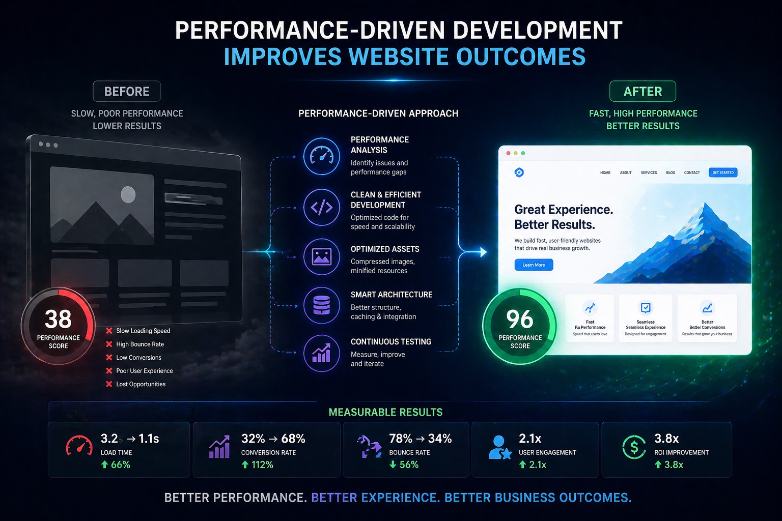 How Performance-Driven Development Improves Website Outcomes