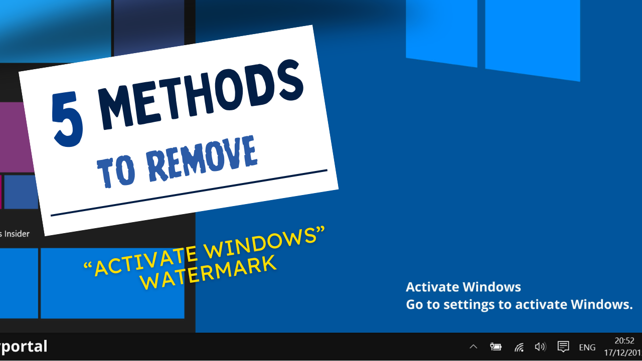 Resolving the 'Activate Windows' Watermark Effectively - A Step-by-Step Guide