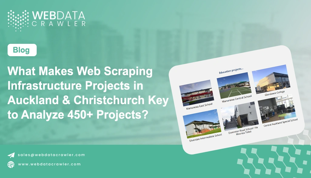 Web Scraping Infrastructure Projects in Auckland & Christchurch