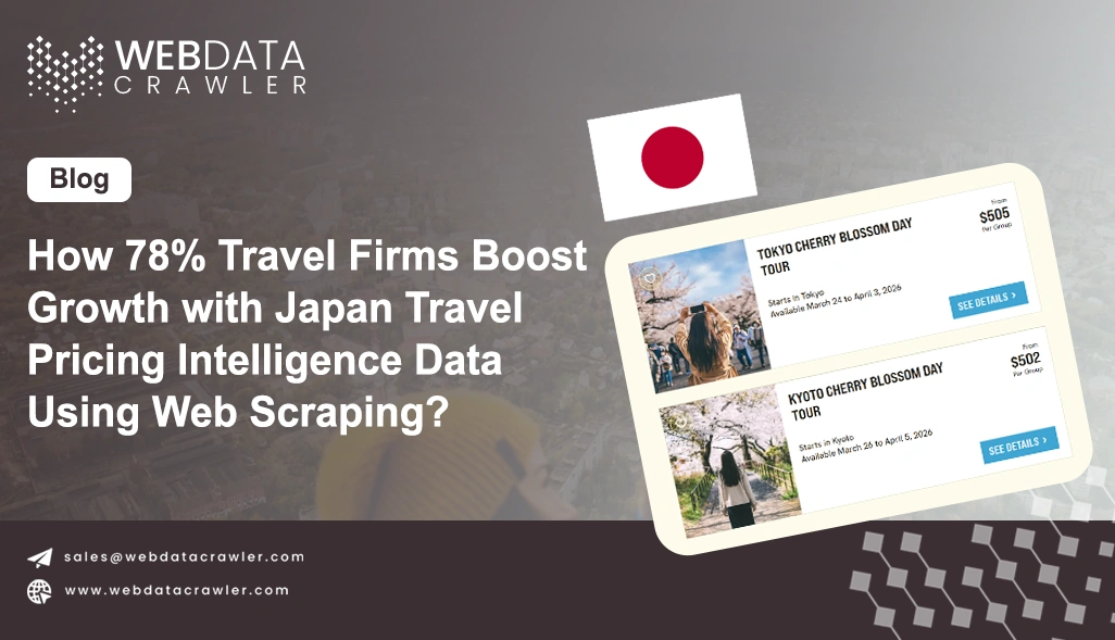 Japan Travel Pricing Intelligence Data Using Web Scraping