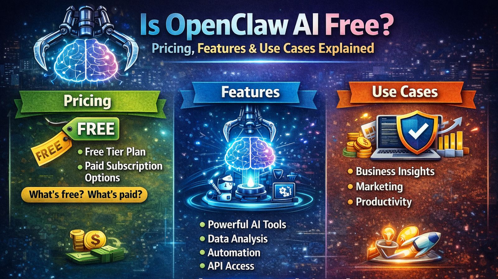 Is OpenClaw AI Free? Pricing, Features & Use Cases Explained