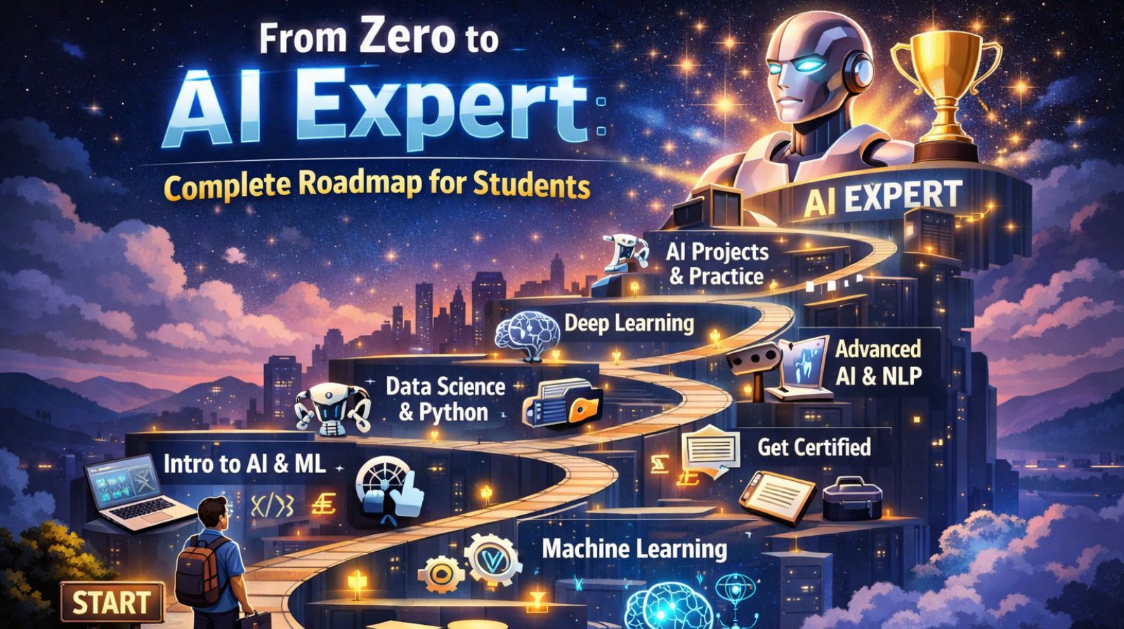 From Zero to AI Expert: Complete Roadmap for Students (India Edition)