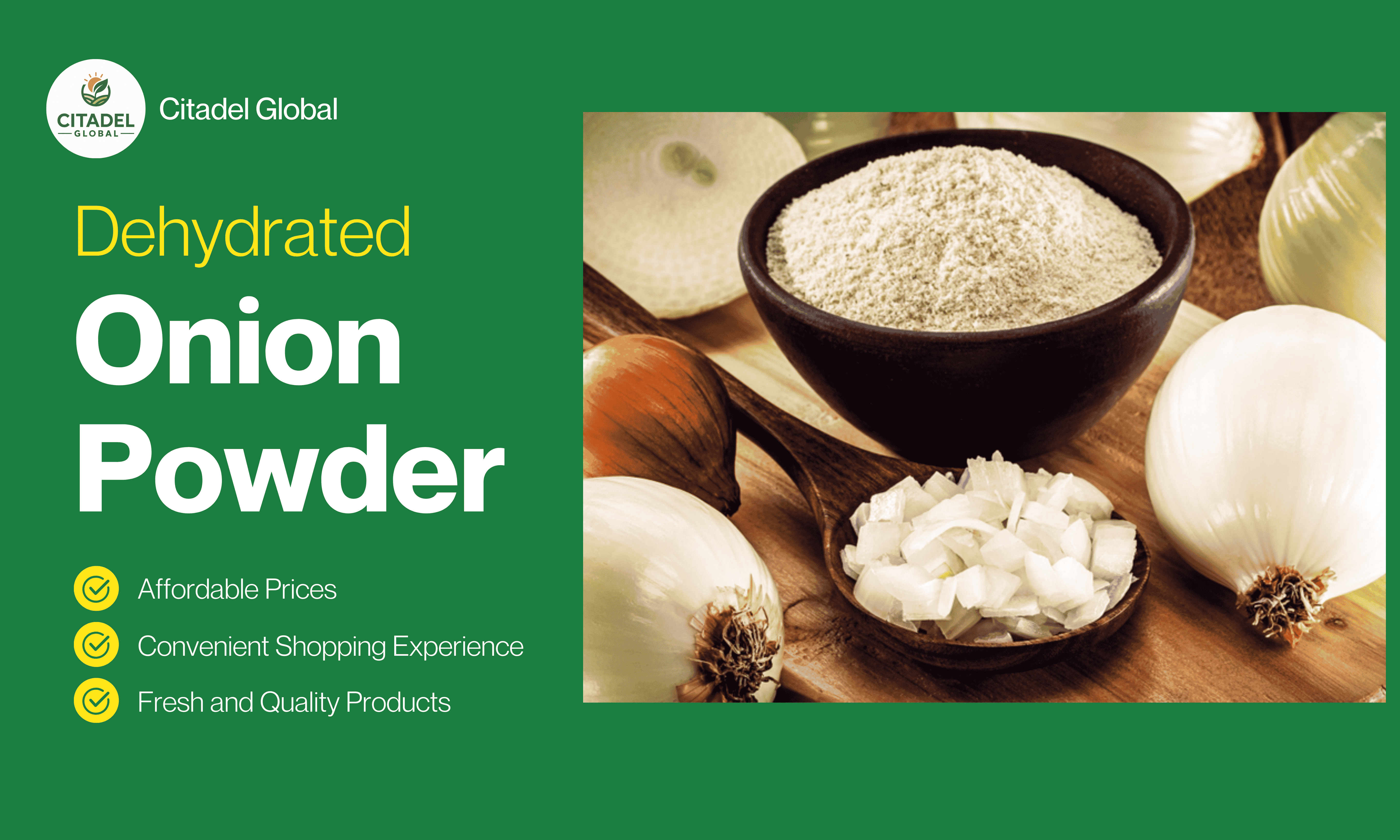 Dehydrated Onion Powder Exporter in USA | Premium Quality, Global Delivery