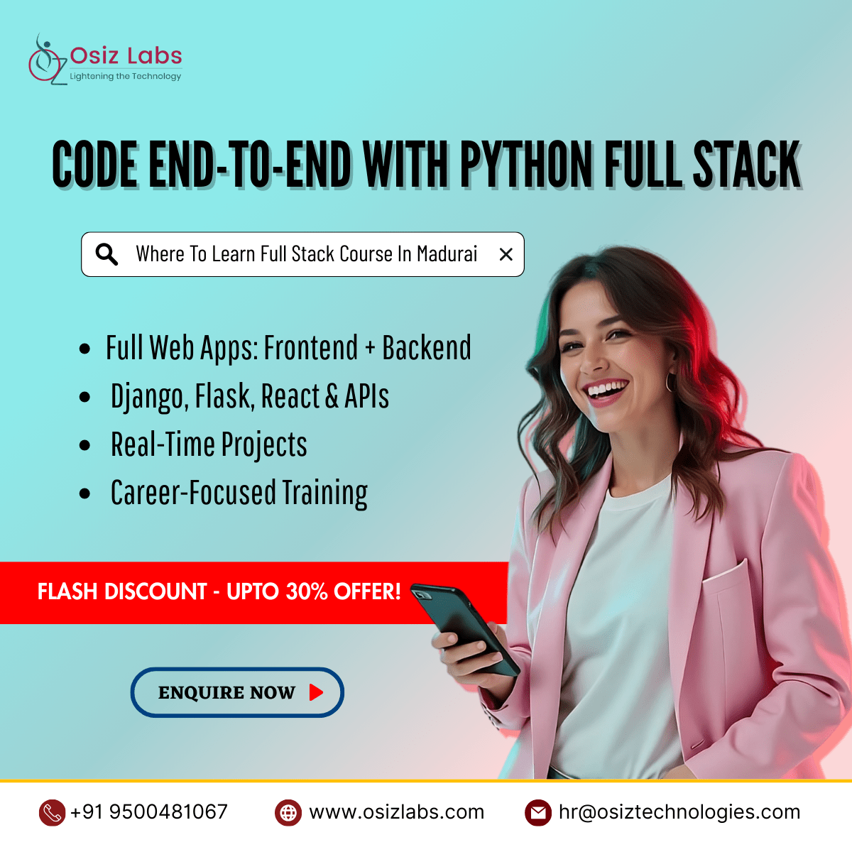 Why Python Full Stack Development Courses Are Essential for Career Success in 2025?