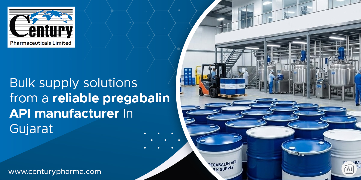 Bulk Supply Solutions form a reliable pregabalin API Manufacturer in Gujarat