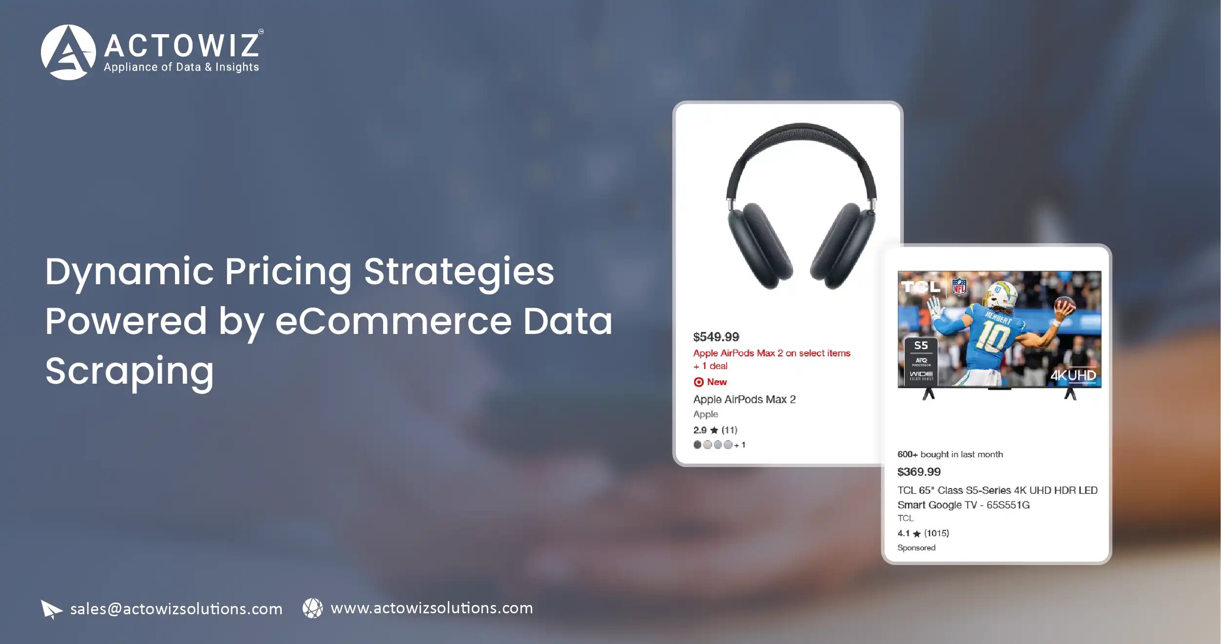 Dynamic Pricing Strategies Powered by eCommerce Data Scraping | Actowiz
