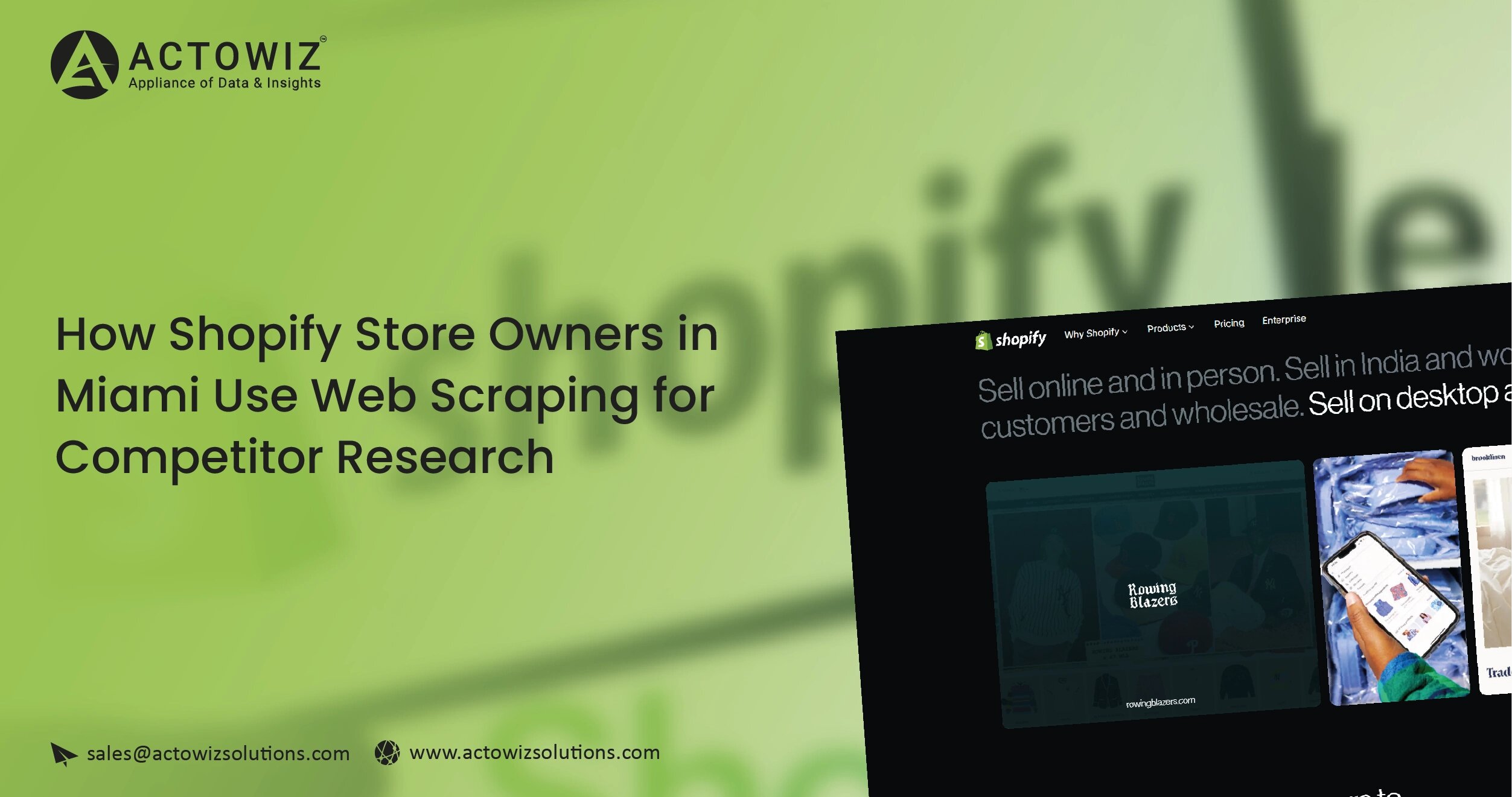 How Shopify Store Owners in Miami Use Web Scraping for Competitor Research