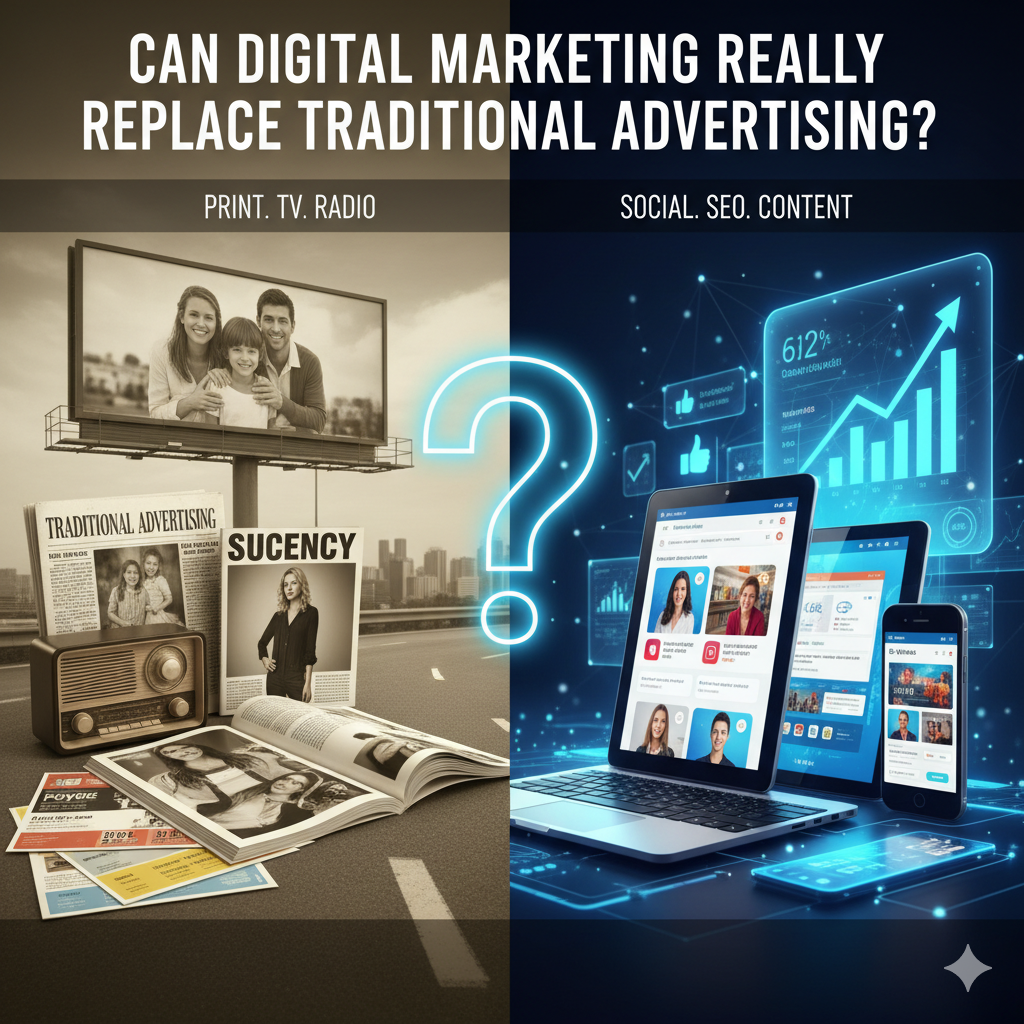 Can Digital Marketing Really Replace Traditional Advertising?