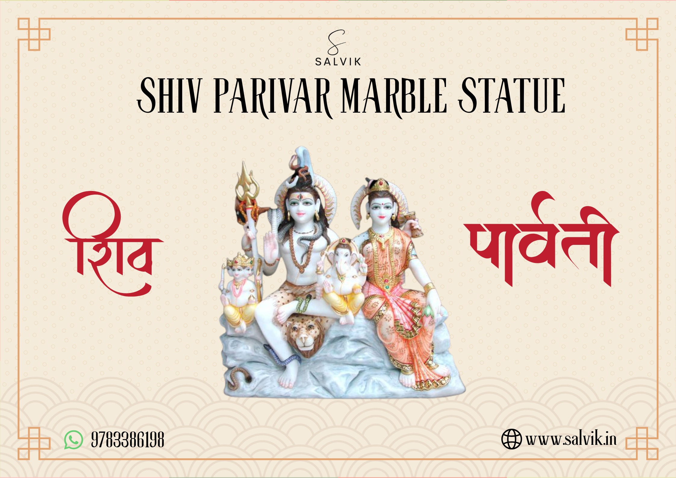 Lord Shiva Marble Statue, Marble Shiv Murti & White Marble Shiva Statue – Exquisite Handcrafted Idol