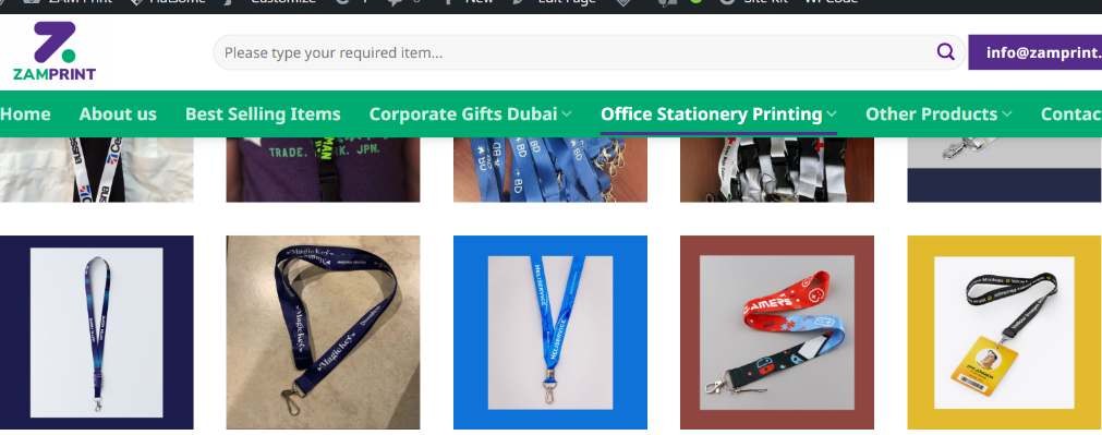 Lanyard Printing in Dubai