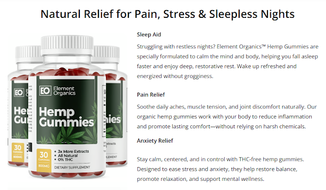 Element Organics Hemp Gummies: Reviews, Work, Cost 2025