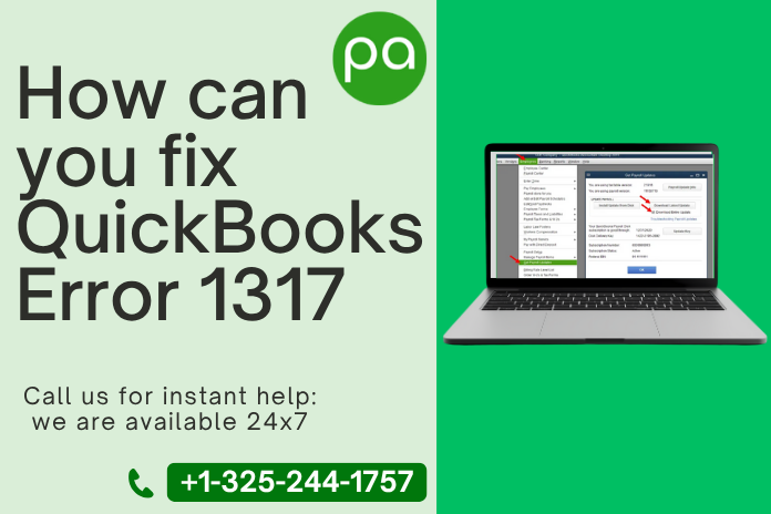 +1-325-244-1757 QuickBooks Error 1317 Fix | Easy Step-by-Step Troubleshooting Guide