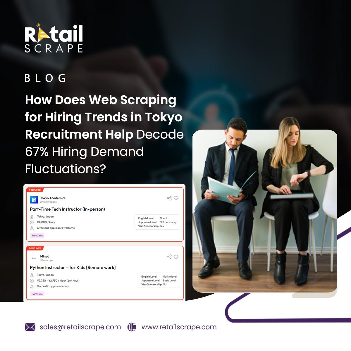 Smart Web Scraping for Hiring Trends in Tokyo Recruitment